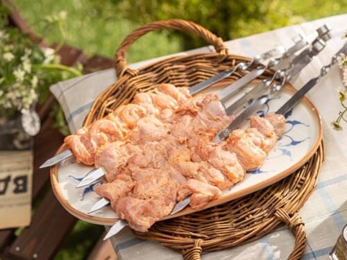 Шашлык из фермерского цыпленка